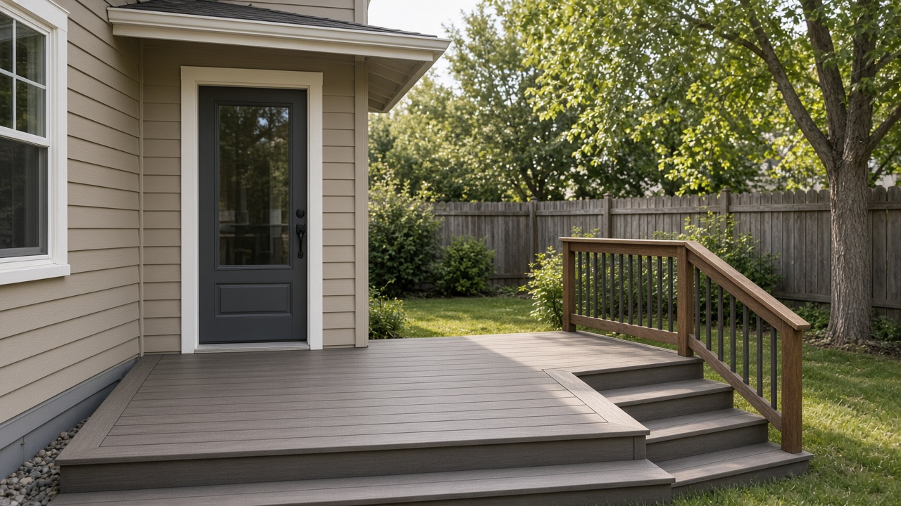 After: Decking