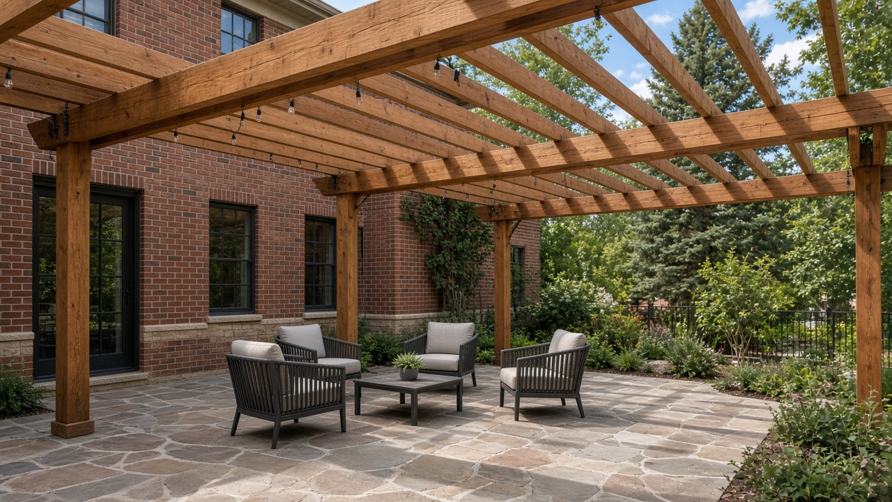 After: Outdoor structures